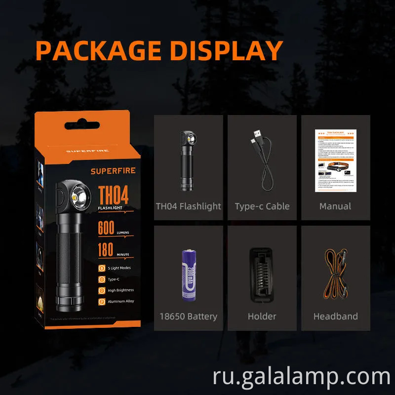 Compact Clip-On Led Led Light Light для наружного использования